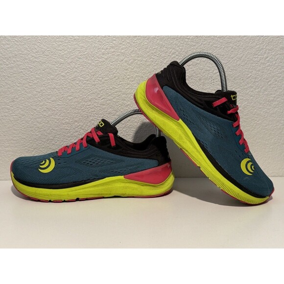 Topo Athletic Womens Ultrafly 3 Running Shoes Sz 6.5 Emerald/Fuchsia Trail Hike - Picture 8 of 15